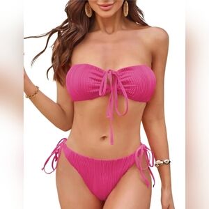 ZAFUL Women's Bandeau Bikini #458 NWOT